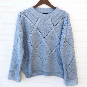 NWT Stitch Fix Fate Sweater Oversized Small Blue